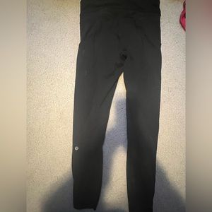 lululemon black full length leggings. comfortable, barely worn cute and classic!